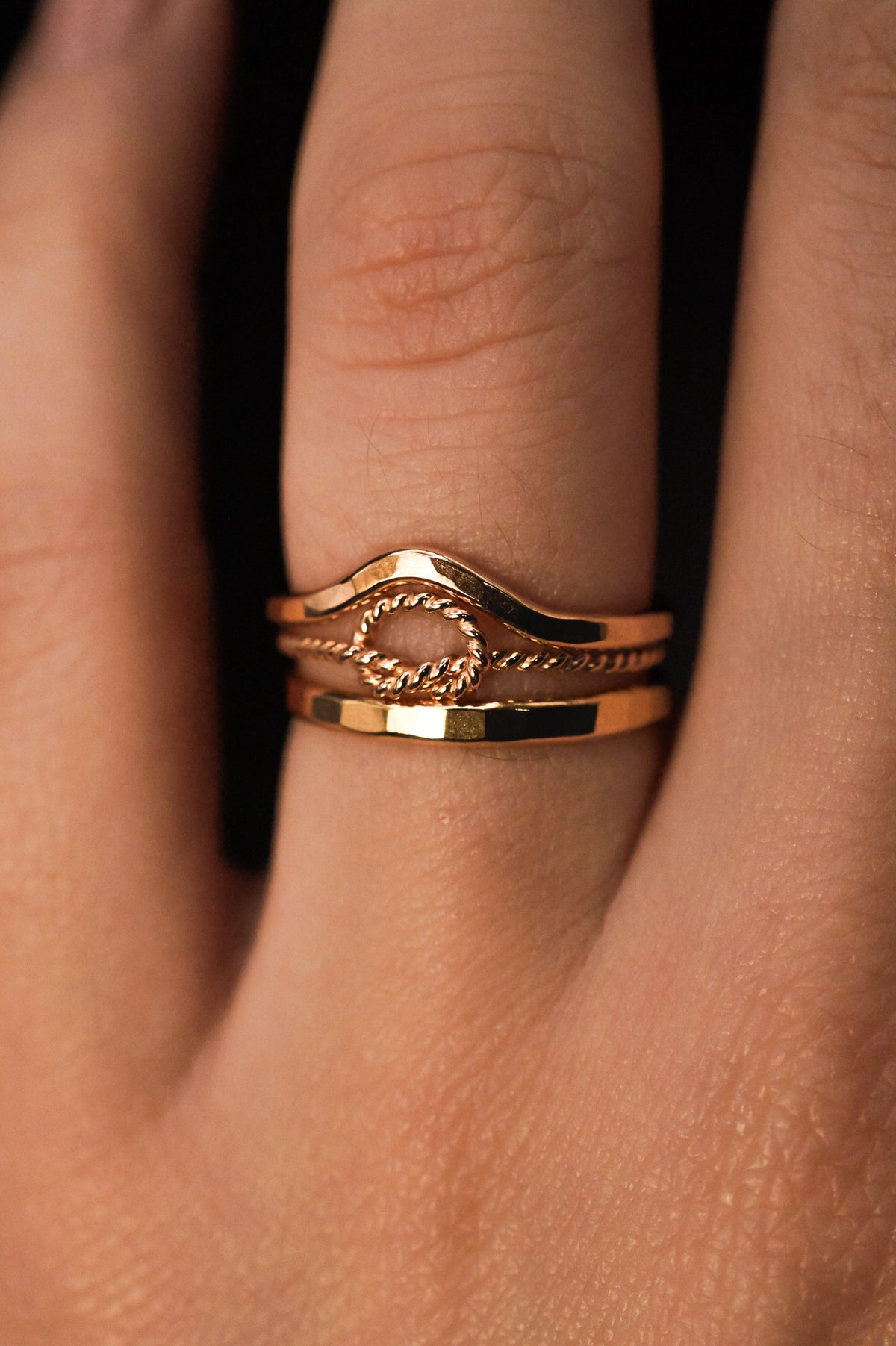 Teardrop Ring, 14K Gold Fill