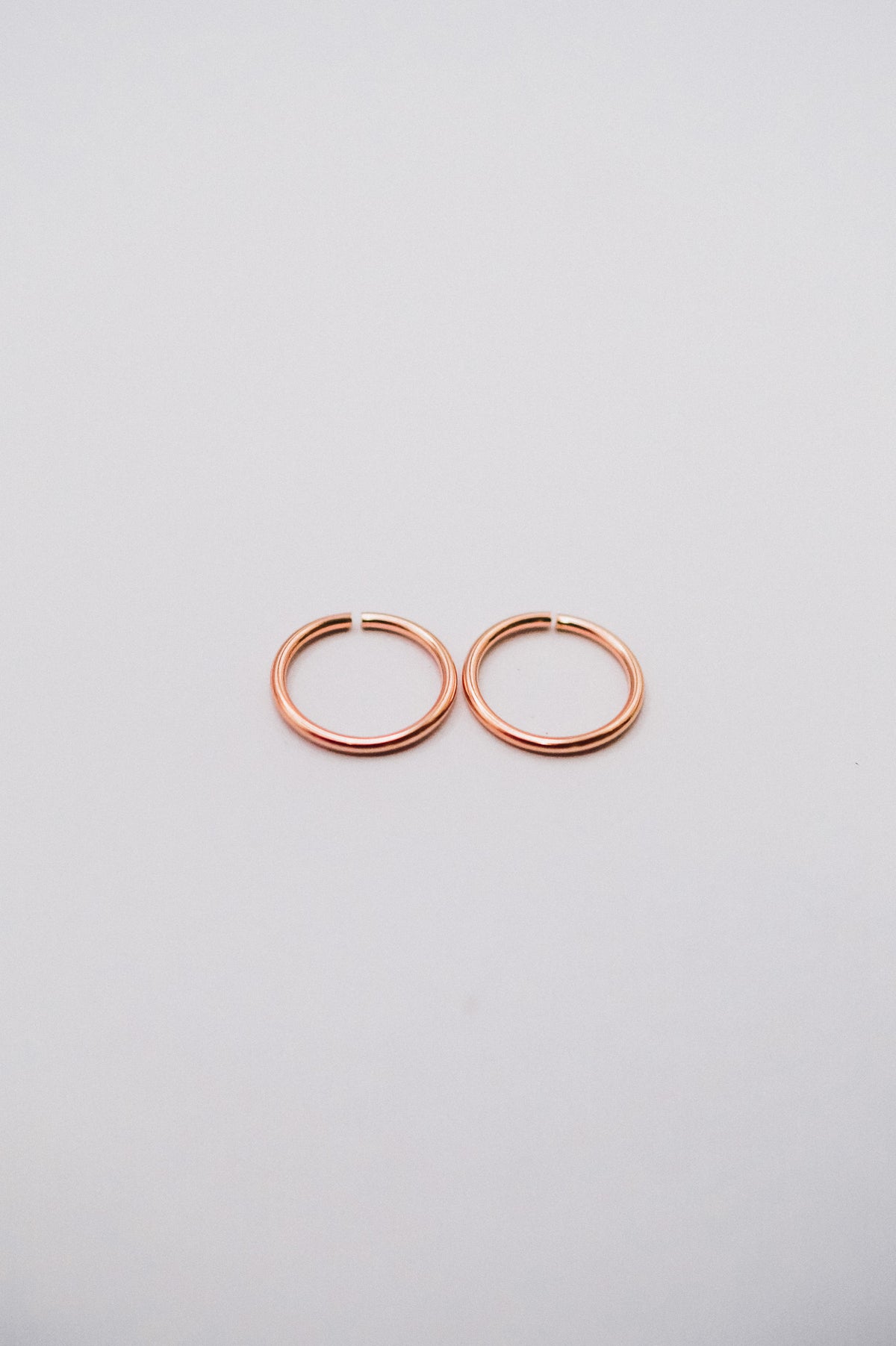 Huggie Hoop Earring in 14K Rose Gold Fill