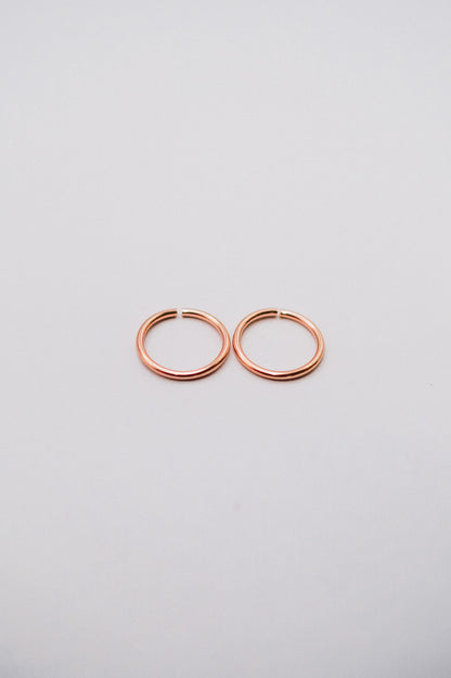 Huggie Hoop Earring in 14K Rose Gold Fill