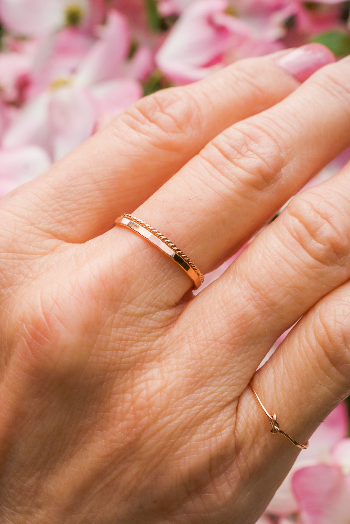 Thick Ring, 14K Rose Gold Fill