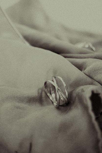 Infinity Spiral Ring, 14K Rose Gold Fill