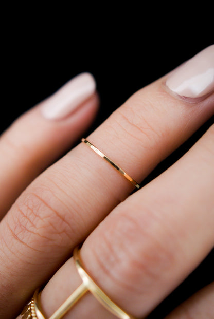 Ultra Thin Ring, 14K Gold Fill