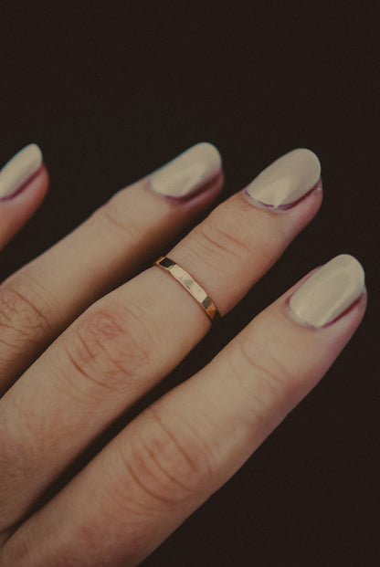 Extra Thick Ring, 14K Gold Fill