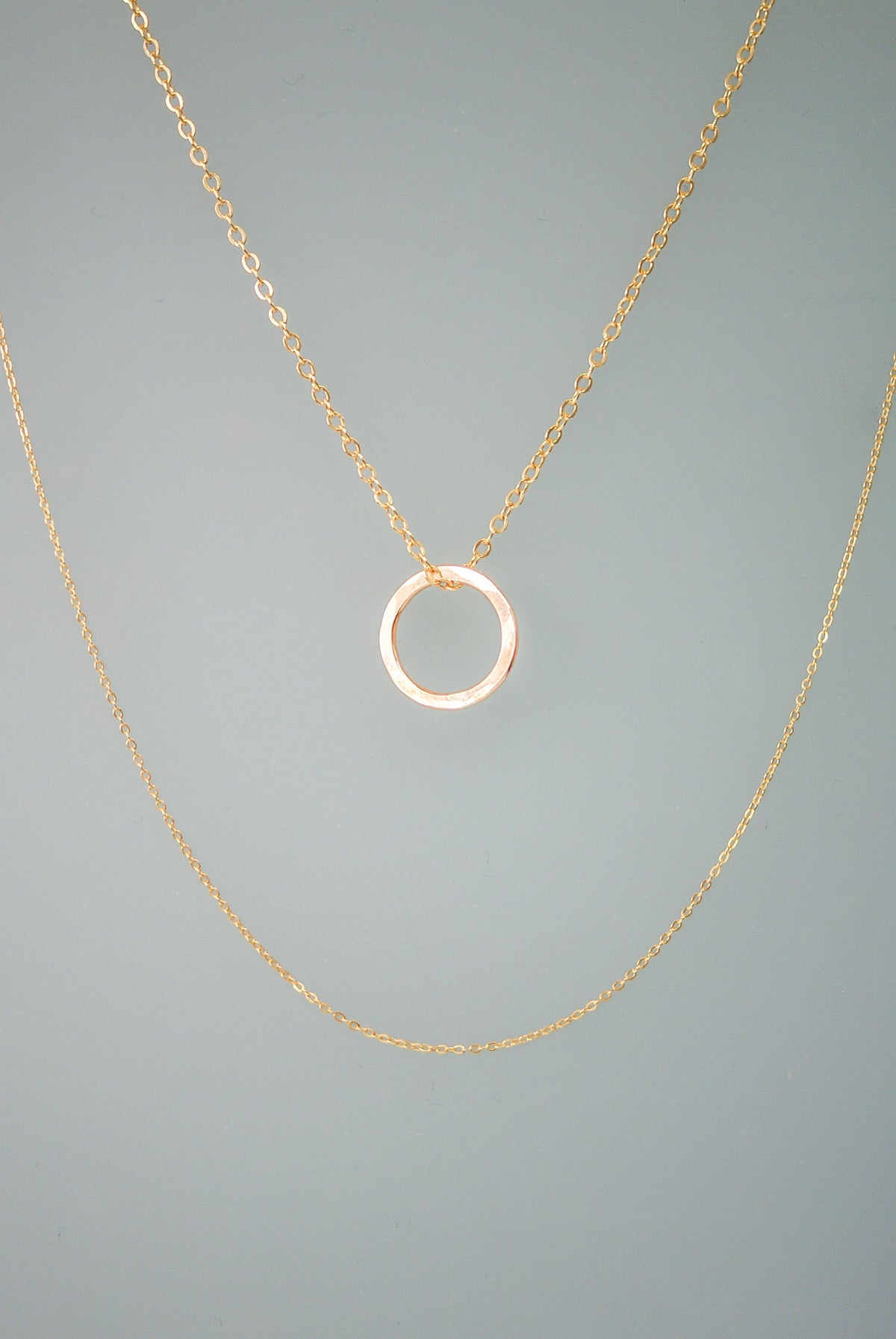 Mini Open Circle Pendant