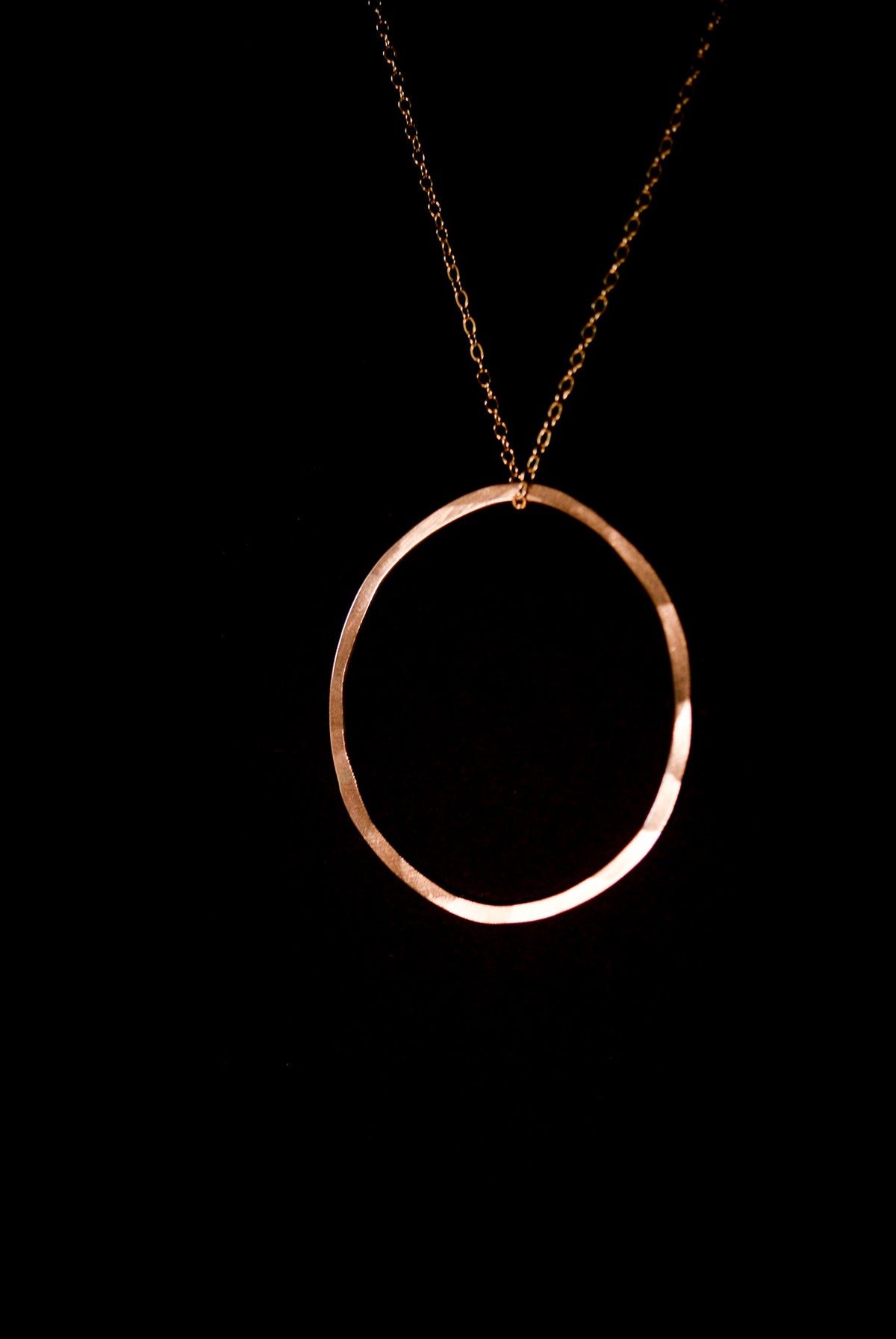 Large Open Circle Pendant