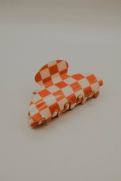 Checkered Hair Claws