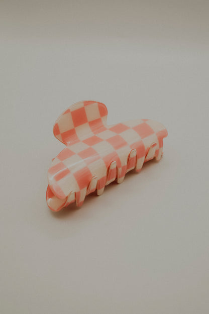 Checkered Hair Claws