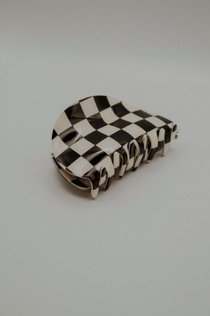 Checkered Hair Claws