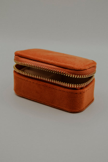 Mini Zipper Jewelry Travel Case