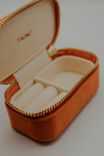Mini Zipper Jewelry Travel Case