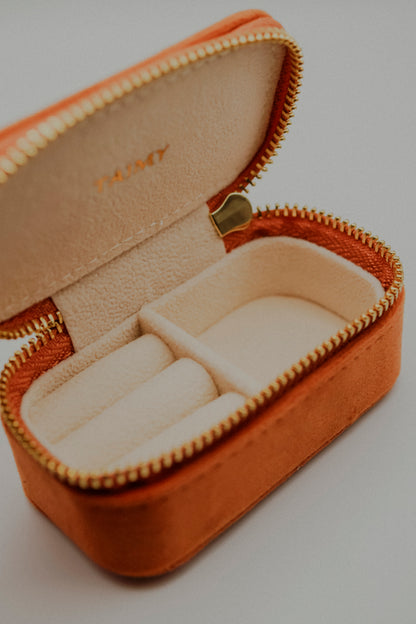 Mini Zipper Jewelry Travel Case