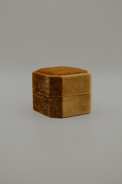 Octagon Velvet Ring Box