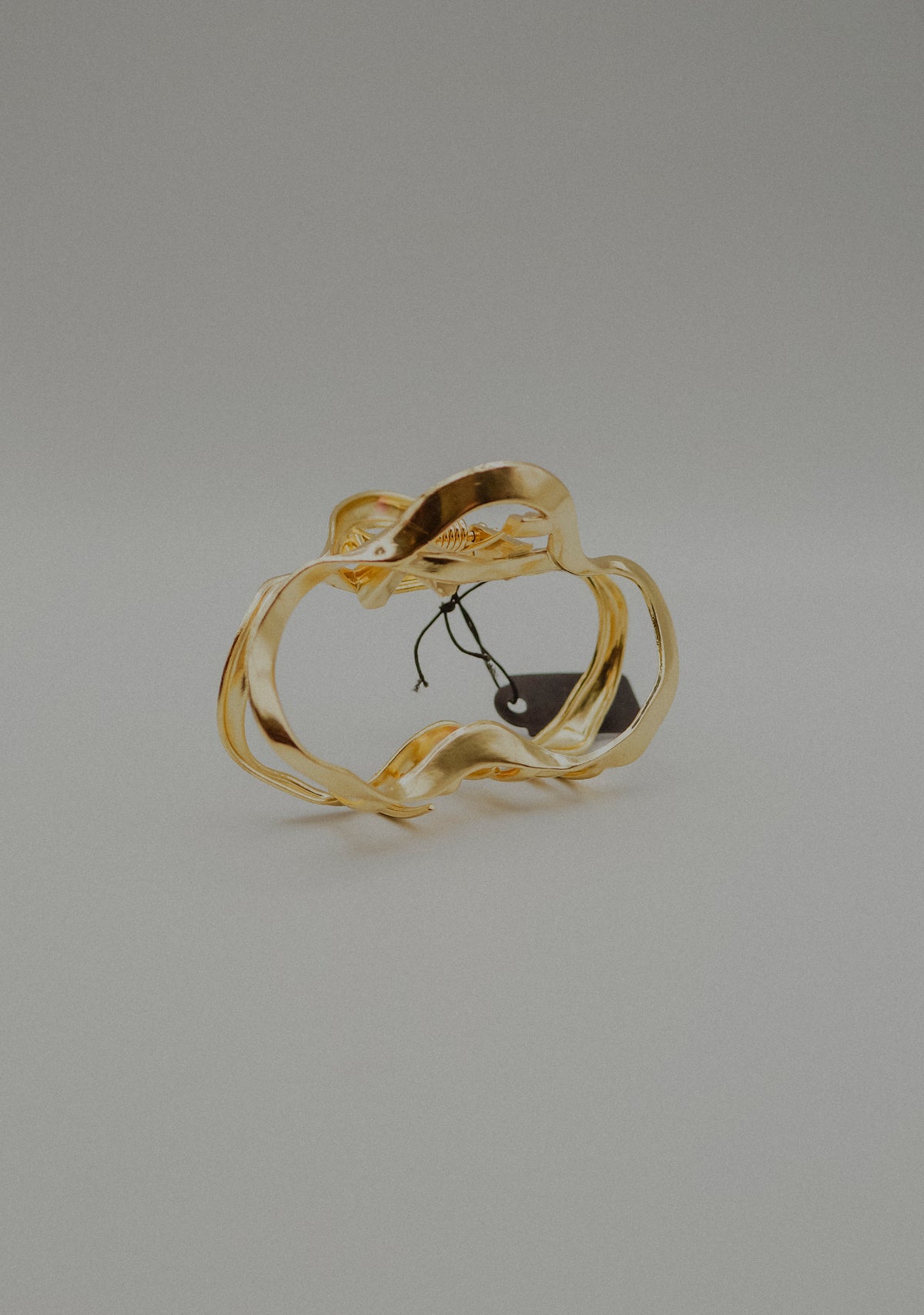 Small Organic Metal Hair Claw