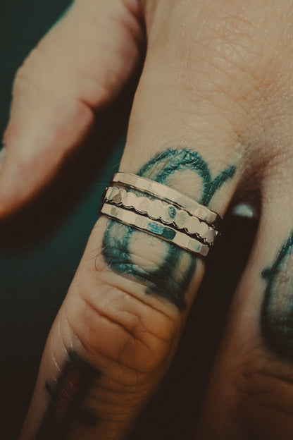 Extra Thick Ring, Sterling Silver