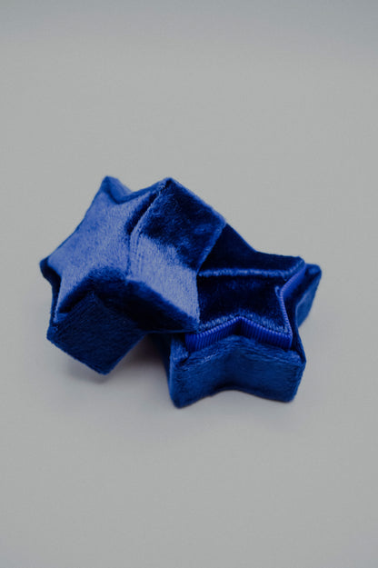 Star-Shaped Velvet Ring Box
