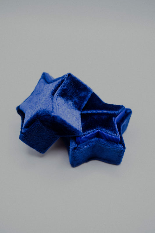 Star-Shaped Velvet Ring Box