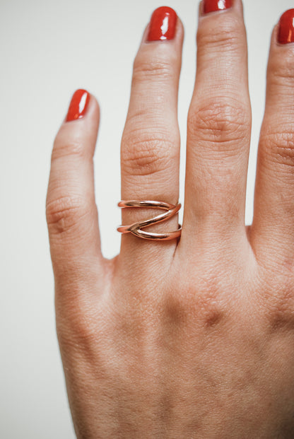 Branch Ring, 14K Rose Gold Fill