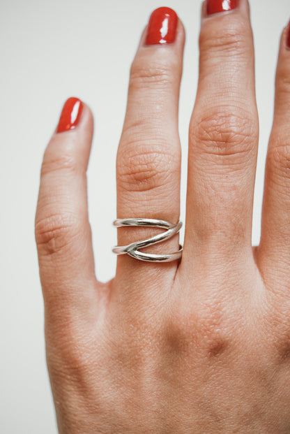 Branch Ring, Sterling Silver