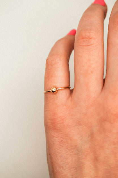 Spinner Ring, 14K Gold FIll