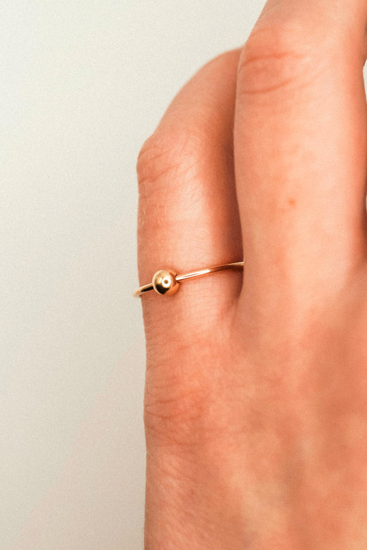 Spinner Ring, 14K Gold FIll