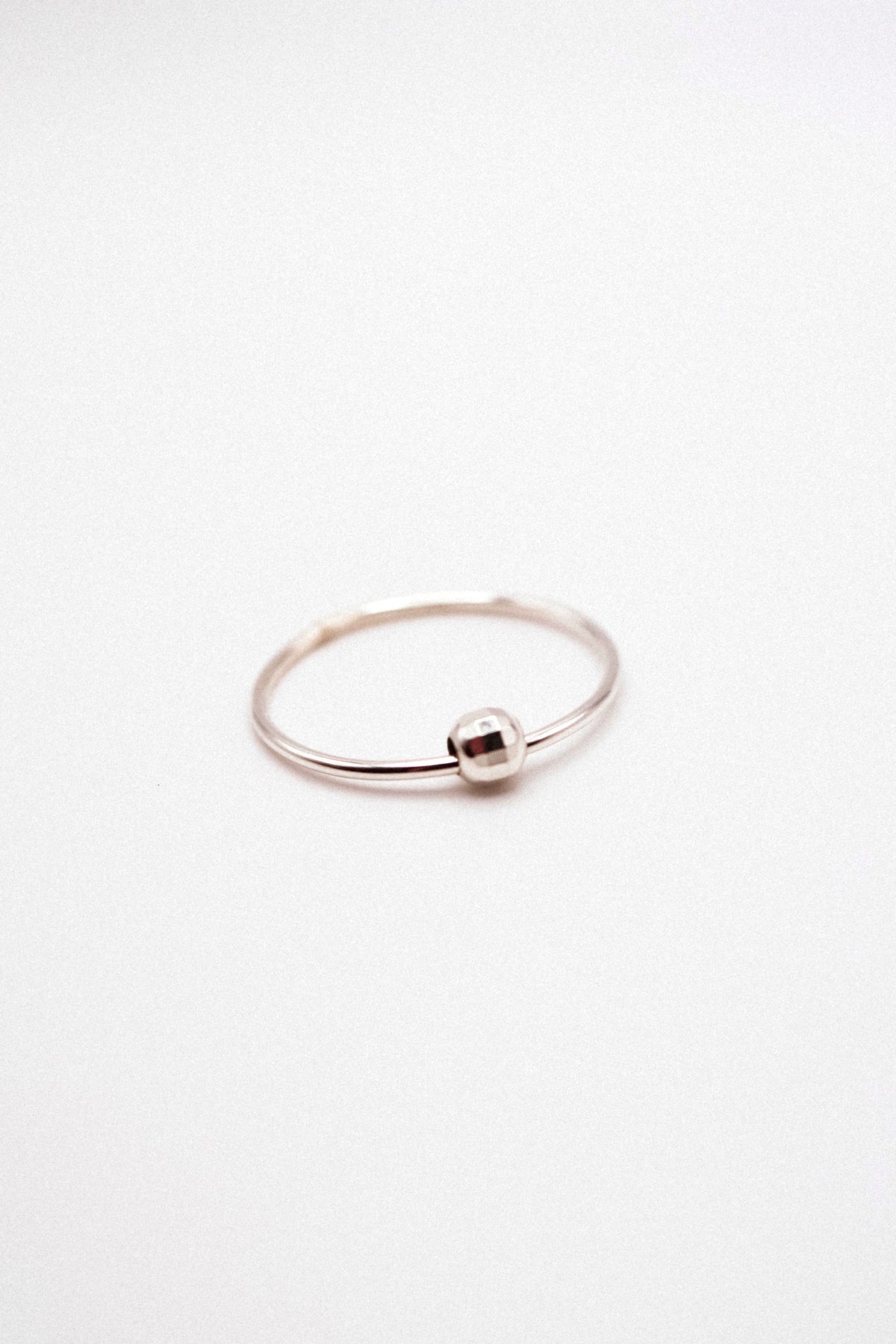 Disco Spinner Ring, Sterling Silver