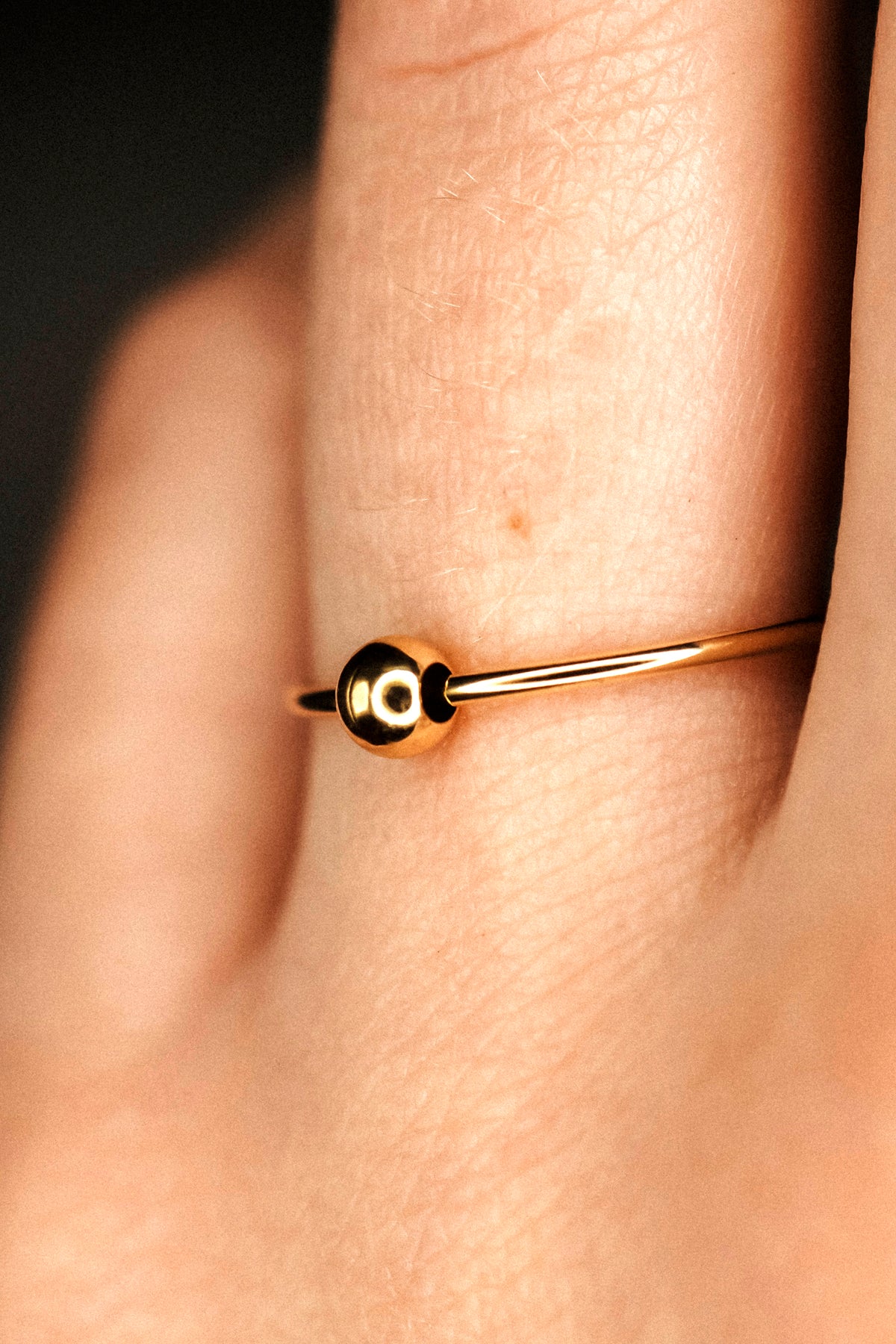 Spinner Ring, 14K Gold FIll