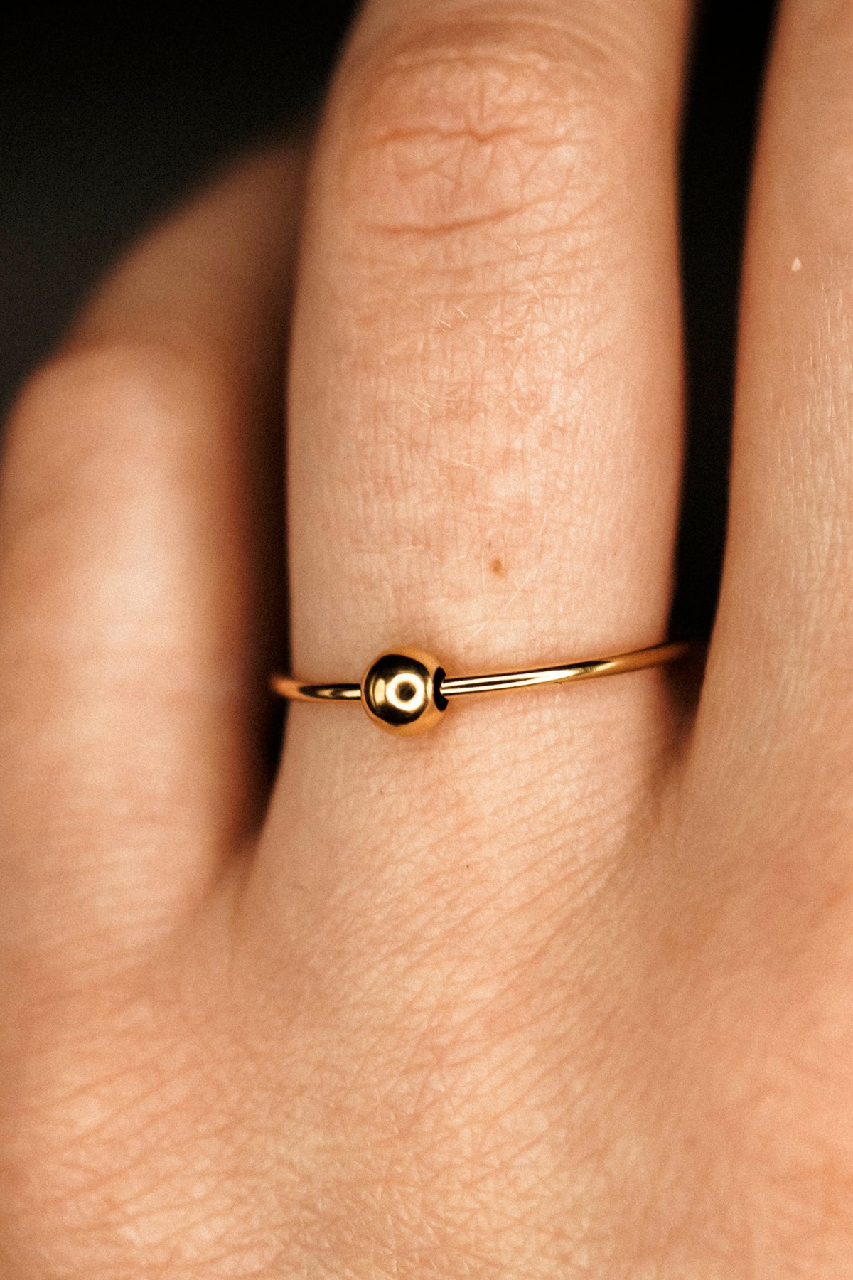 Spinner Ring, 14K Gold FIll