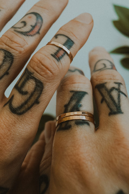 Extra Thick Ring, 14K Gold Fill
