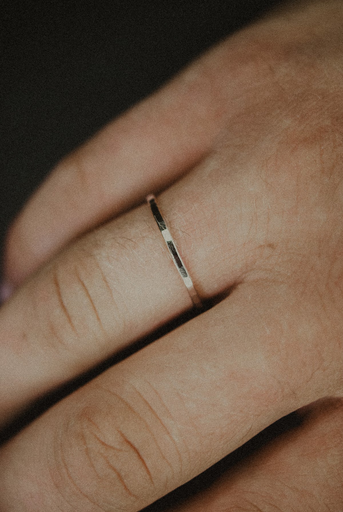 Thick Ring, Sterling Silver