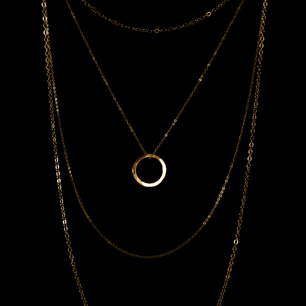 Mini Open Circle Pendant