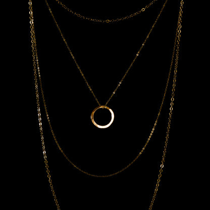 Mini Open Circle Pendant