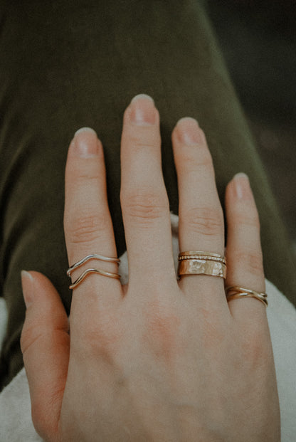 Teardrop Ring, 14K Gold Fill