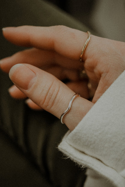 Teardrop Ring, 14K Rose Gold Fill