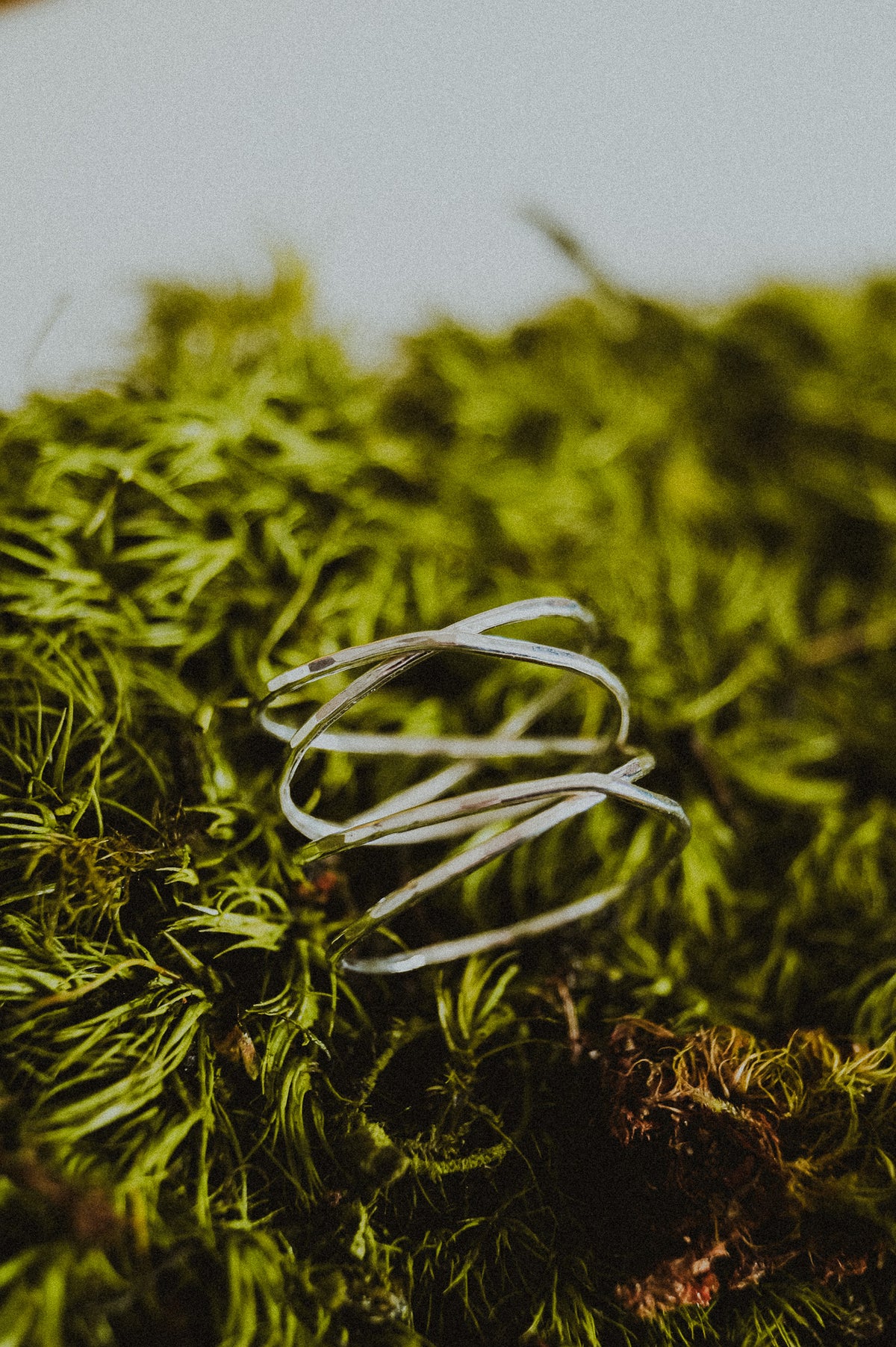 Large Wraparound Ring, Sterling Silver