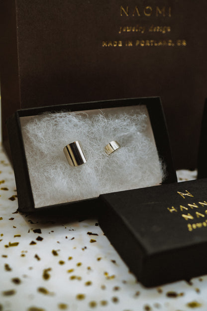 Shield Ear Cuff, Gold Fill, Rose Gold Fill, or Sterling Silver