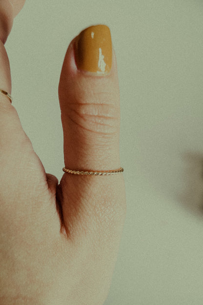 Twist Ring, 14K Gold Fill