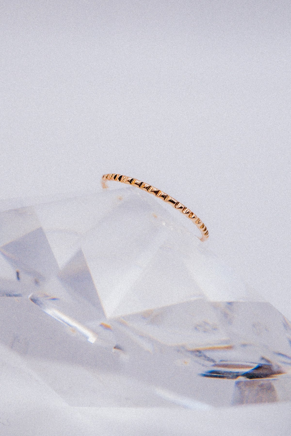 Lined Ring, 14K Gold Fill