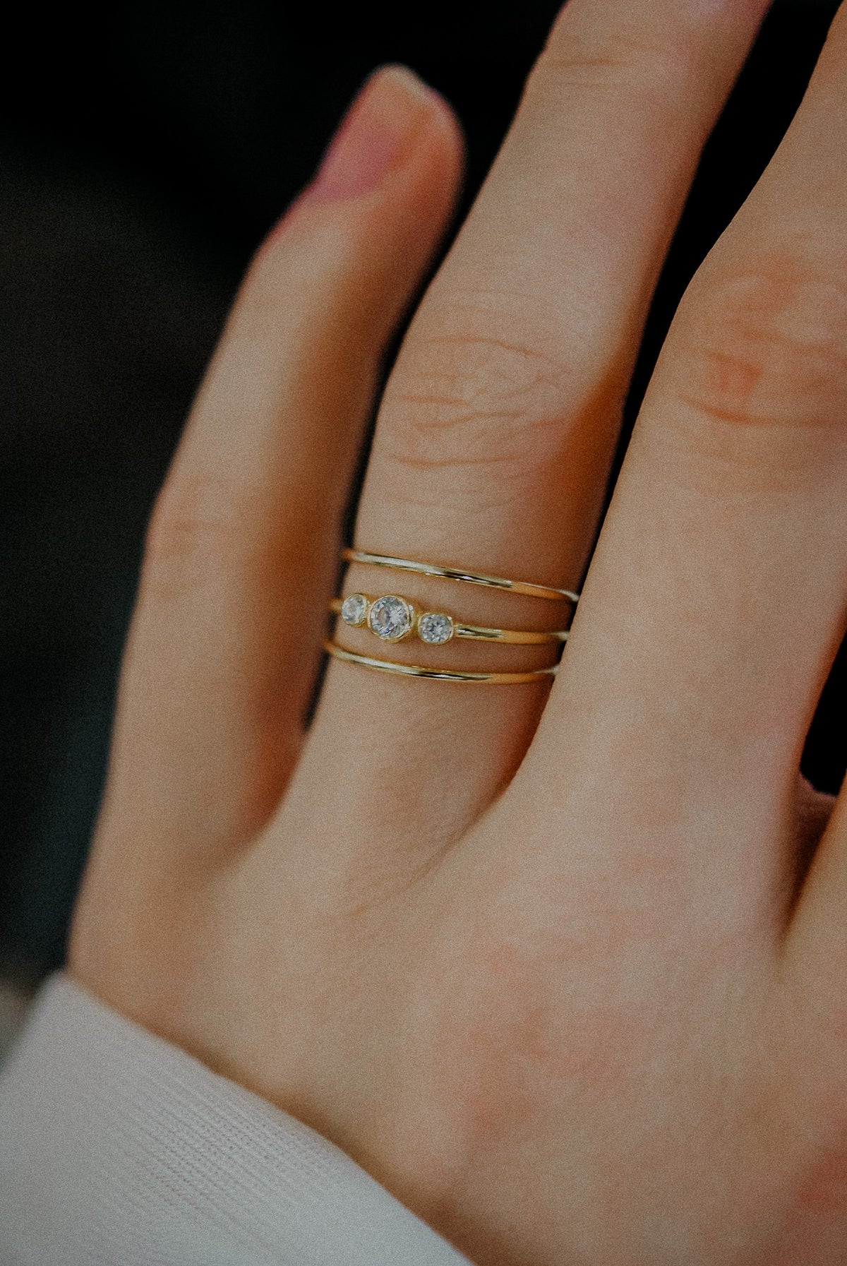 Medium Thick Ring, 14K Gold Fill