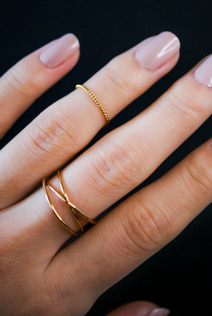 Wraparound Ring, 14K Gold Fill