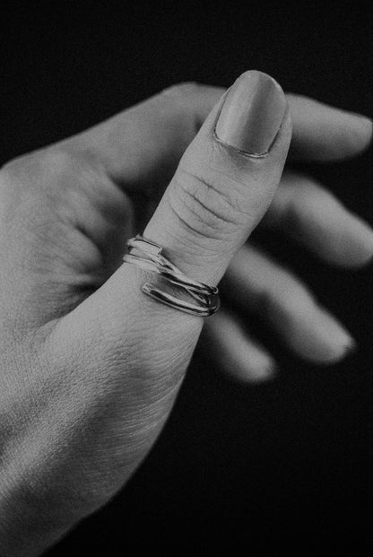 Open Spiral Ring, 14K Rose Gold Fill