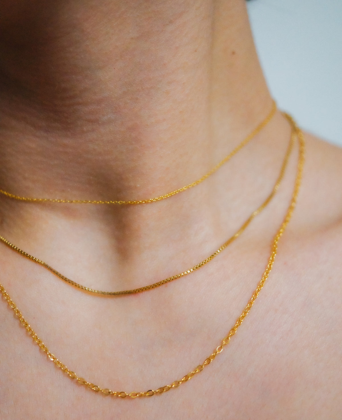 Thin Cable Chain Choker