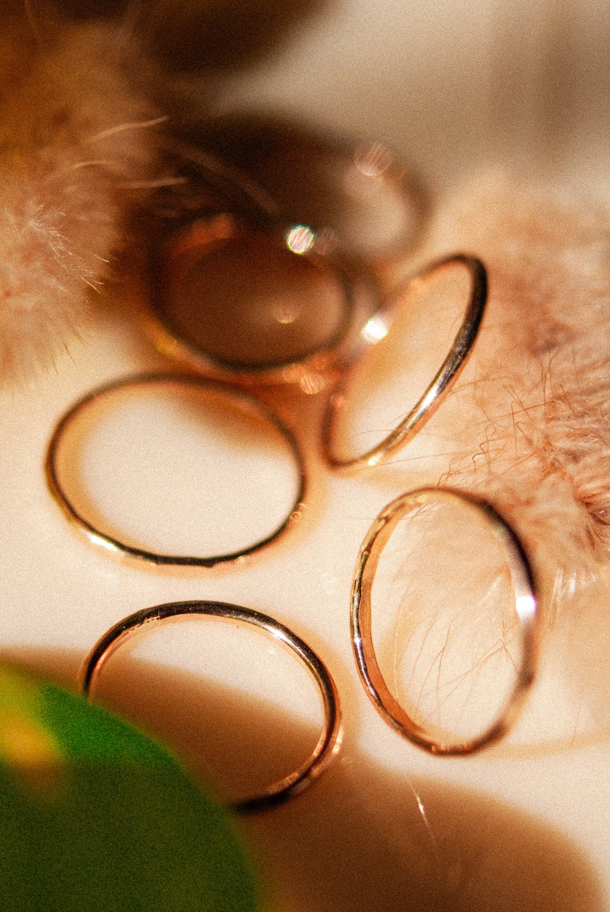 Thick Ring, 14K Rose Gold Fill