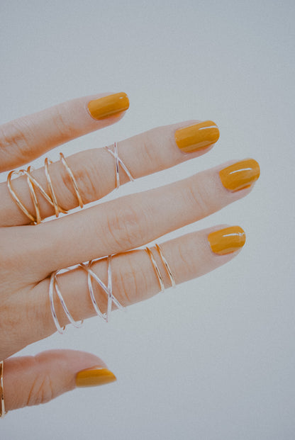Extra Large Wraparound Ring, 14K Gold Fill