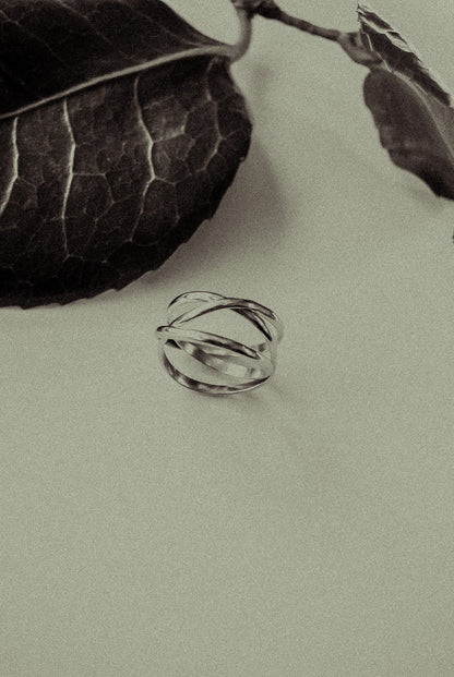Infinity Spiral Ring, 14K Rose Gold Fill