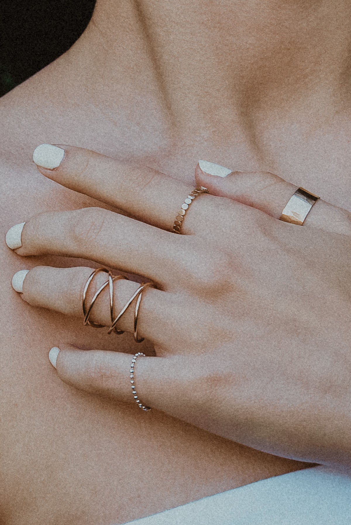 Extra Large Wraparound Ring, 14K Rose Gold Fill