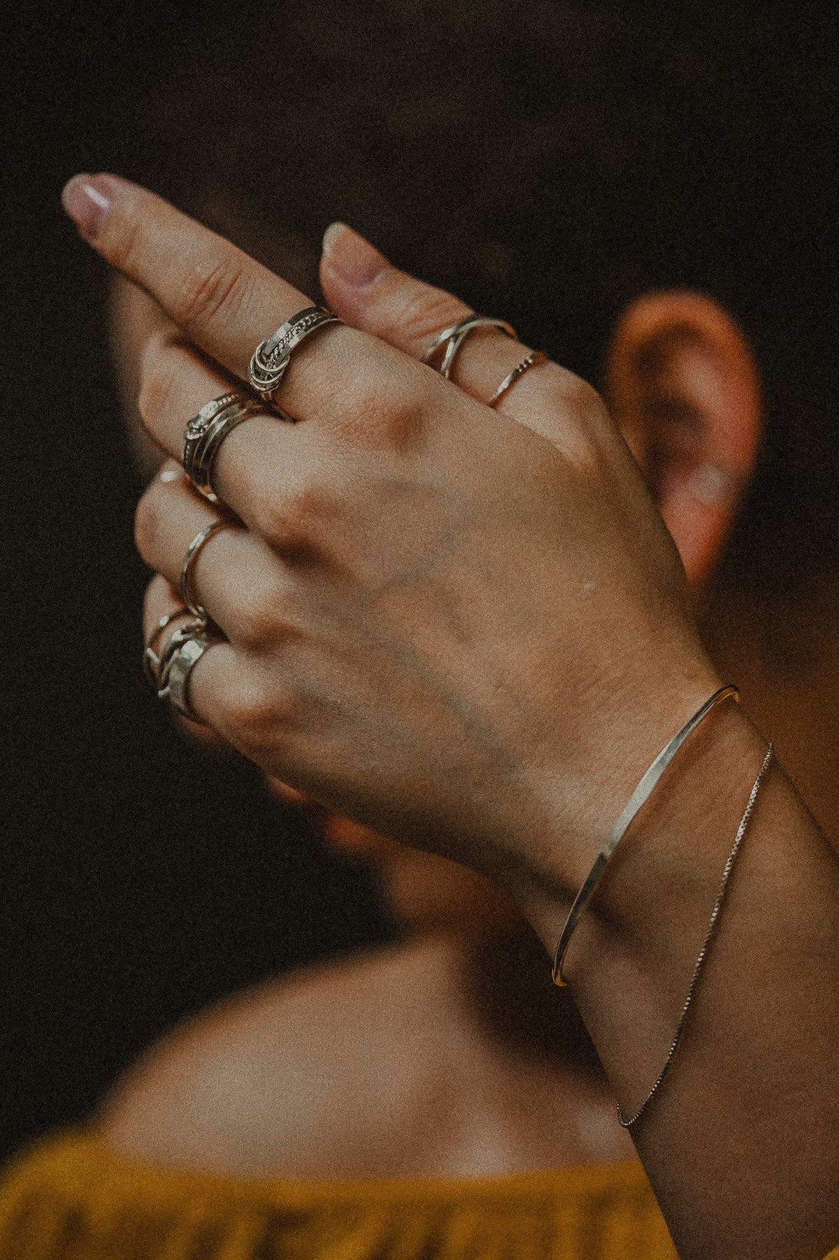 Link Ring, Solid 14K Gold