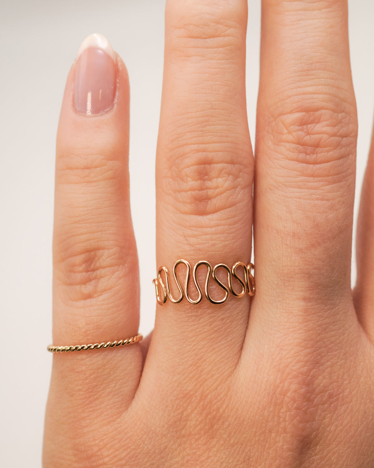 Diadem Ring, Solid 14K Gold