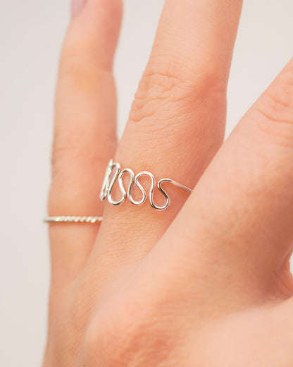 Diadem Ring, Sterling Silver