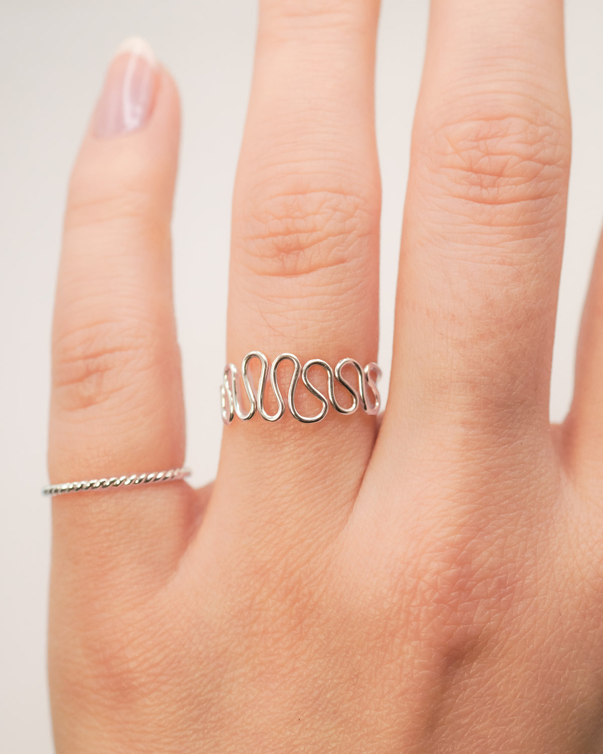 Diadem Ring, Sterling Silver