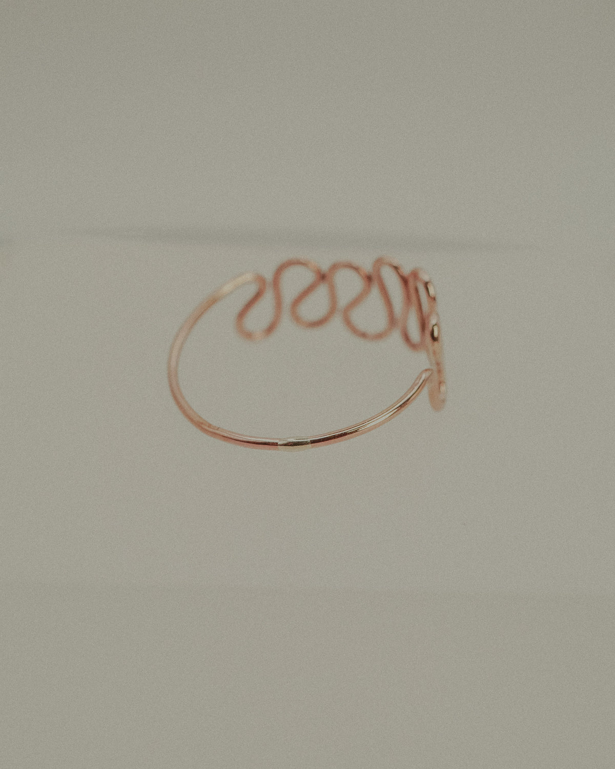 Diadem Ring, Solid 14K Rose Gold
